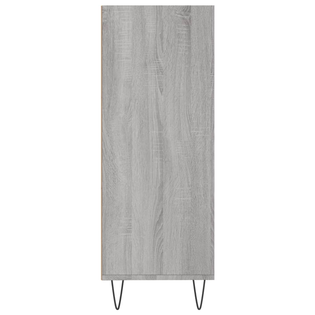 vidaXL Estante 69,5x32,5x90 cm derivados de madeira cinzento sonoma
