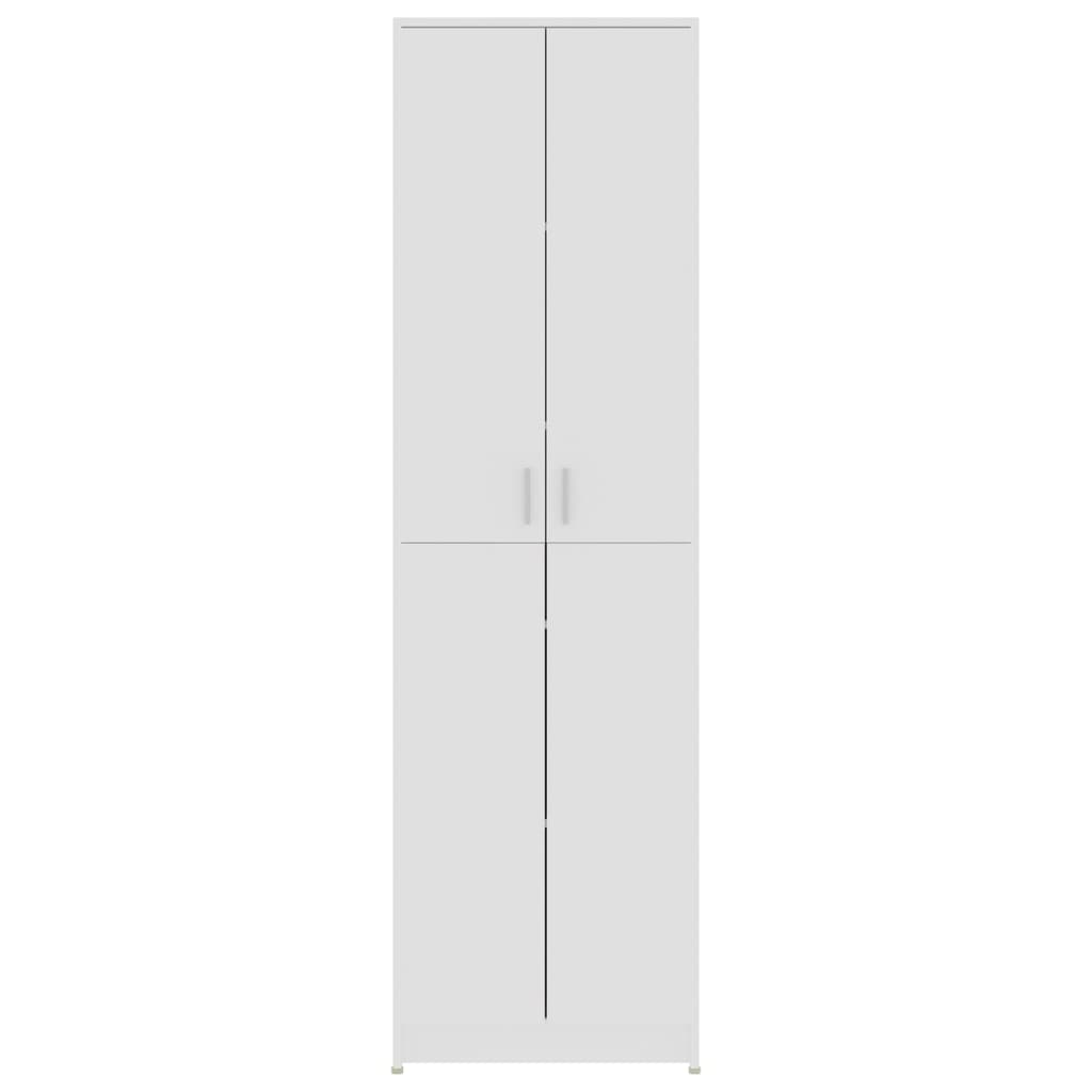 vidaXL Roupeiro de corredor 55x25x189 cm derivados de madeira branco