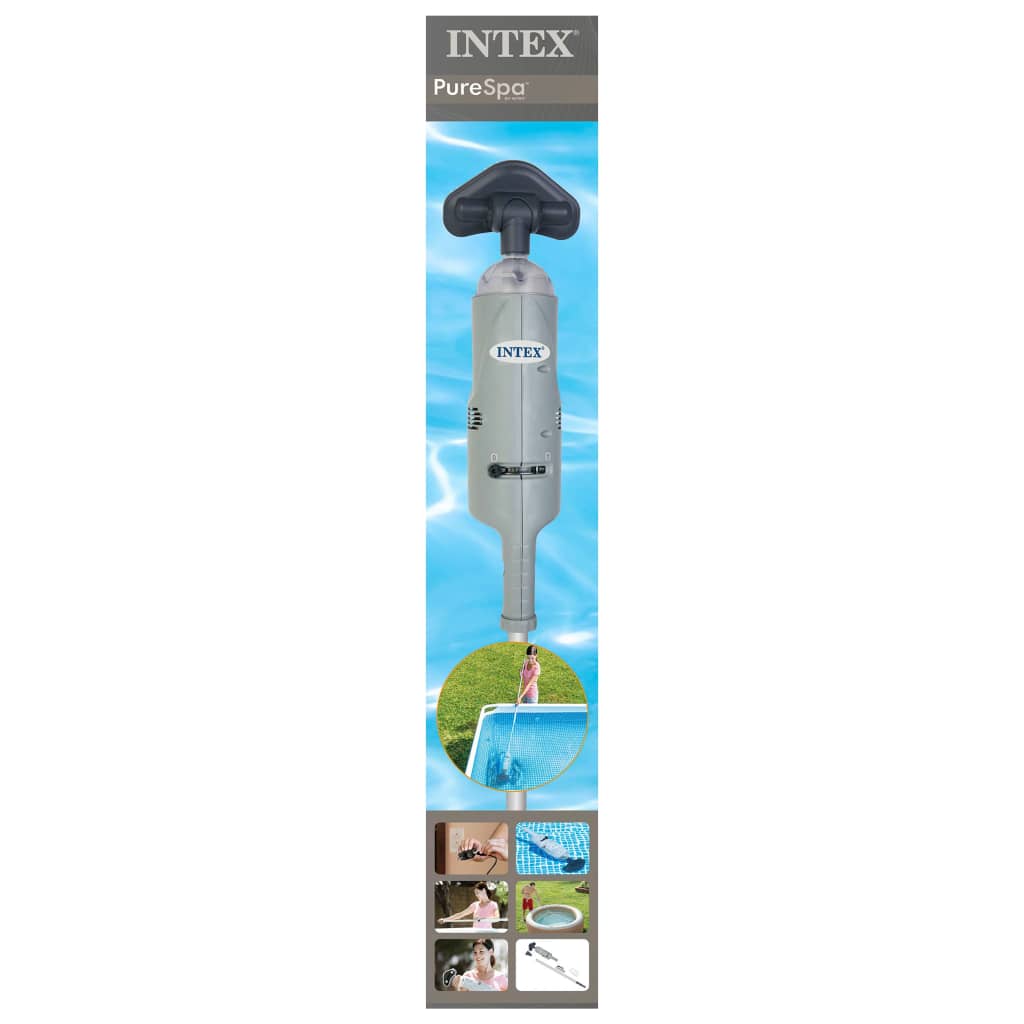 Intex Aspirador para spa e piscina recarregável