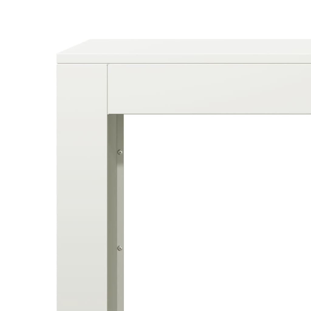 vidaXL Suporte para lenha 60x40x100 cm aço branco