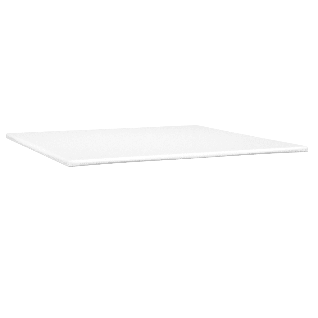 vidaXL Cama box spring c/colchão/LED 200x200cm couro artif. cappuccino