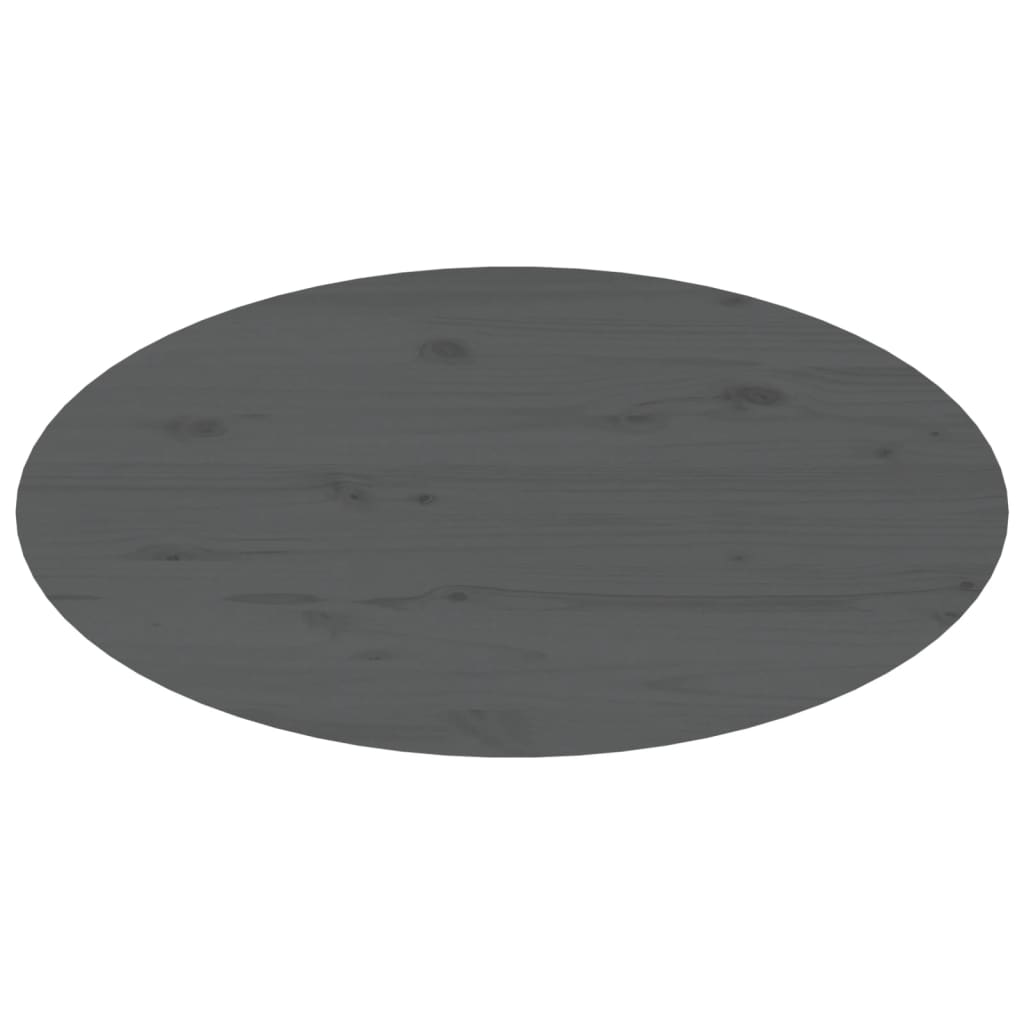 vidaXL Mesa de centro 80x40x35 cm madeira de pinho maciça cinzento