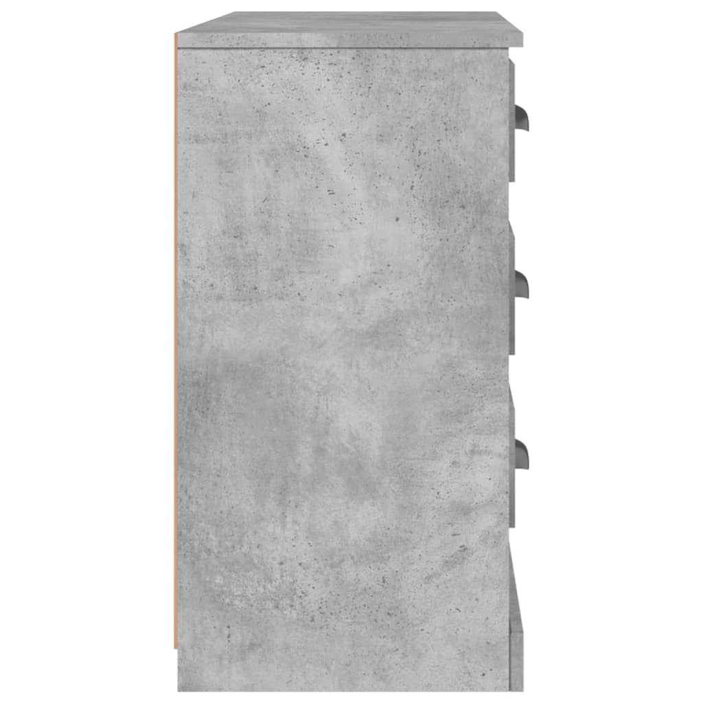 vidaXL Aparador 104,5x35,5x67,5 cm derivados de madeira cinza cimento