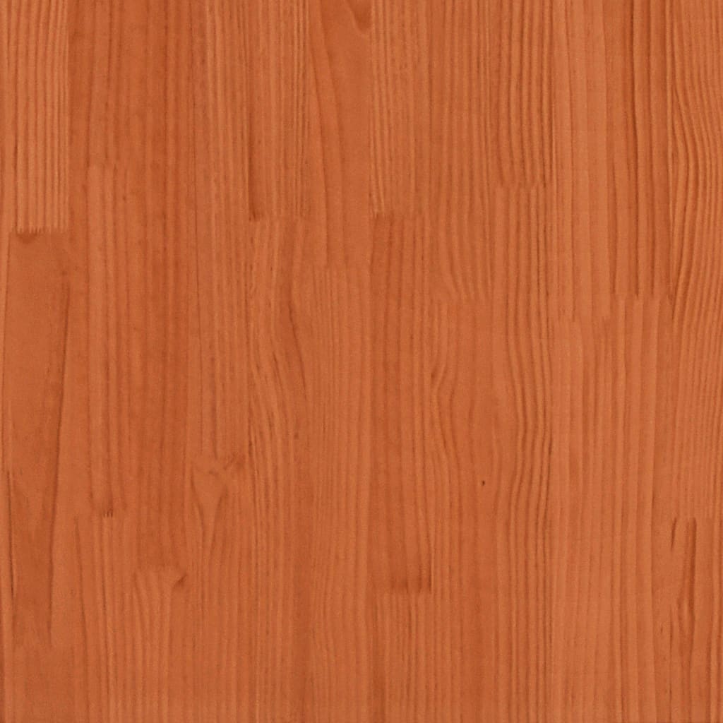 vidaXL Beliche 90x200/120x200 cm madeira de pinho maciço castanho-mel