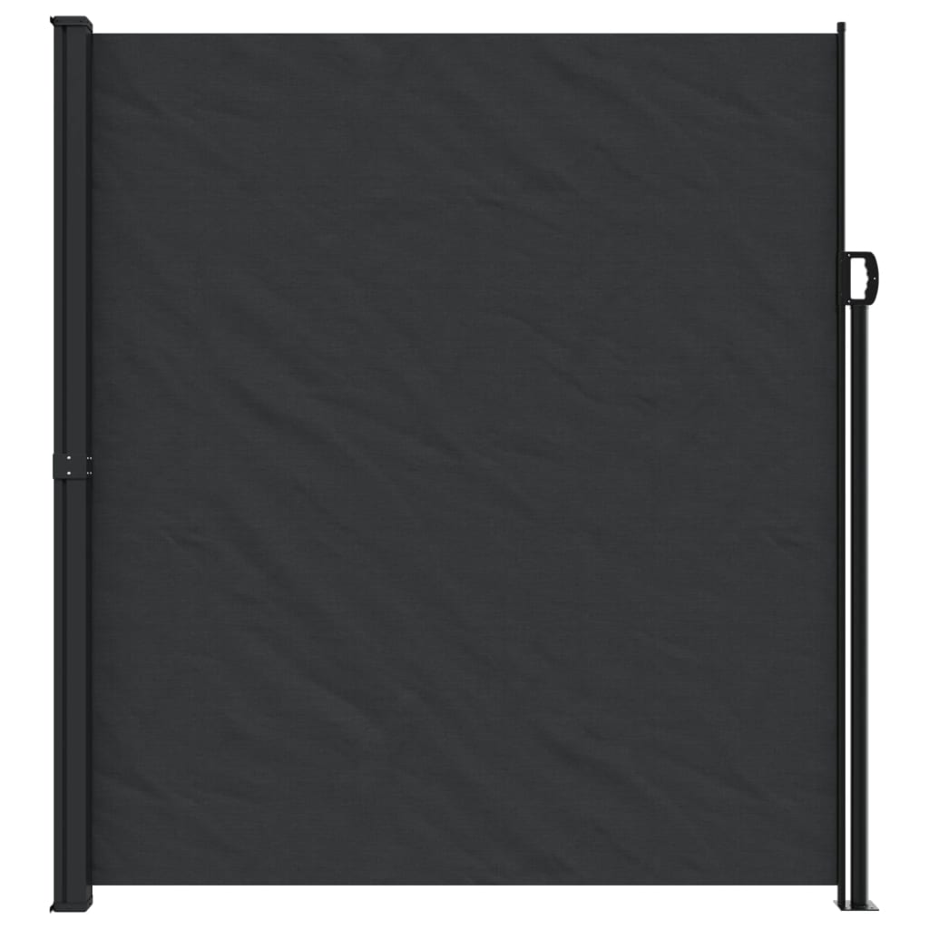 vidaXL Toldo lateral retrátil 220x600 cm preto