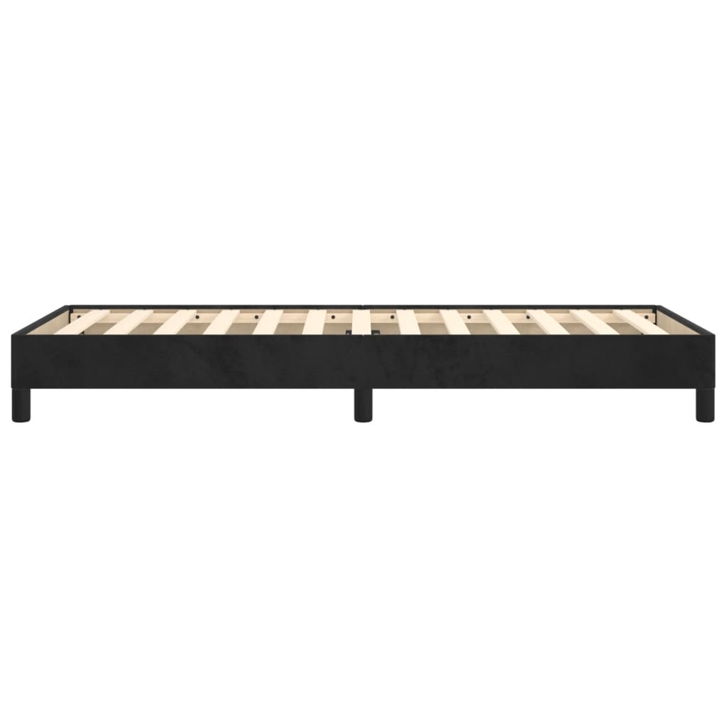 vidaXL Estrutura de cama 80x200 cm veludo preto