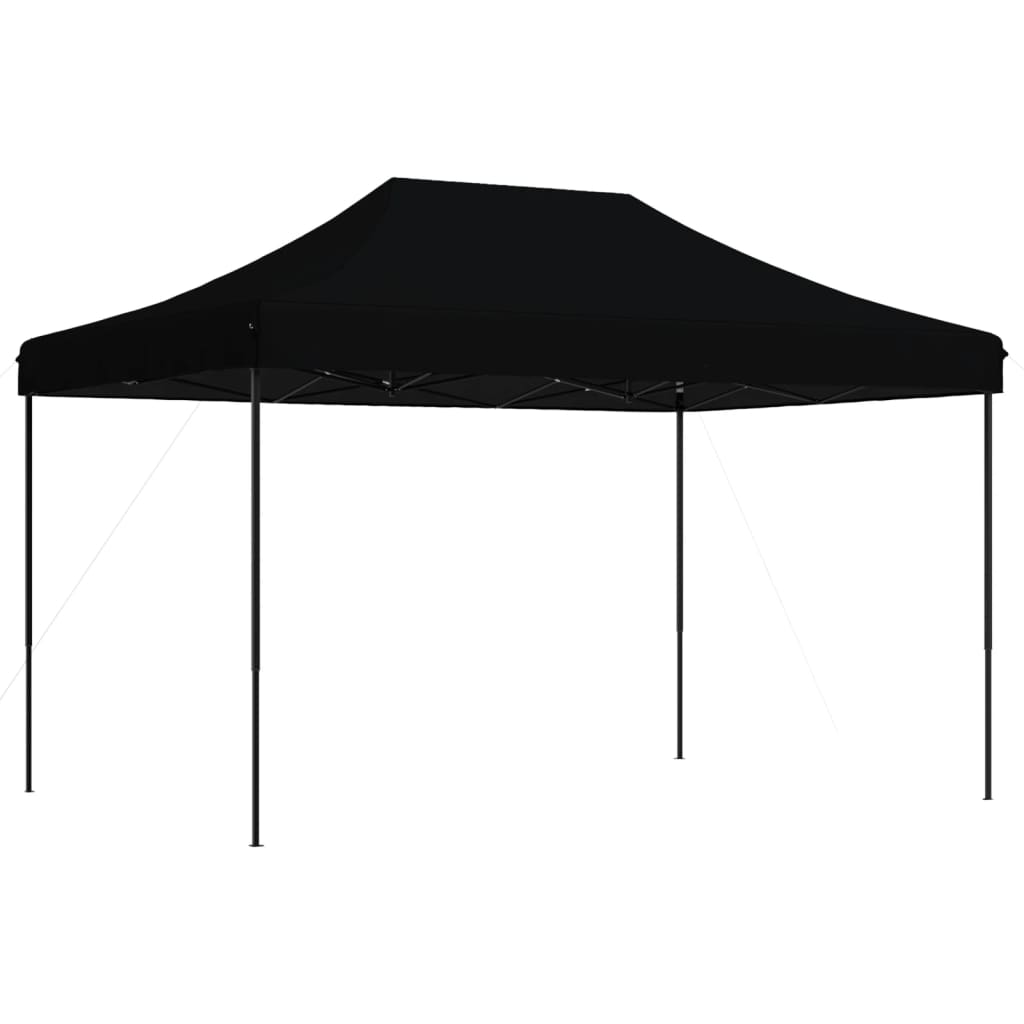 vidaXL Tenda para festas pop-up dobrável 410x279x315 cm preto