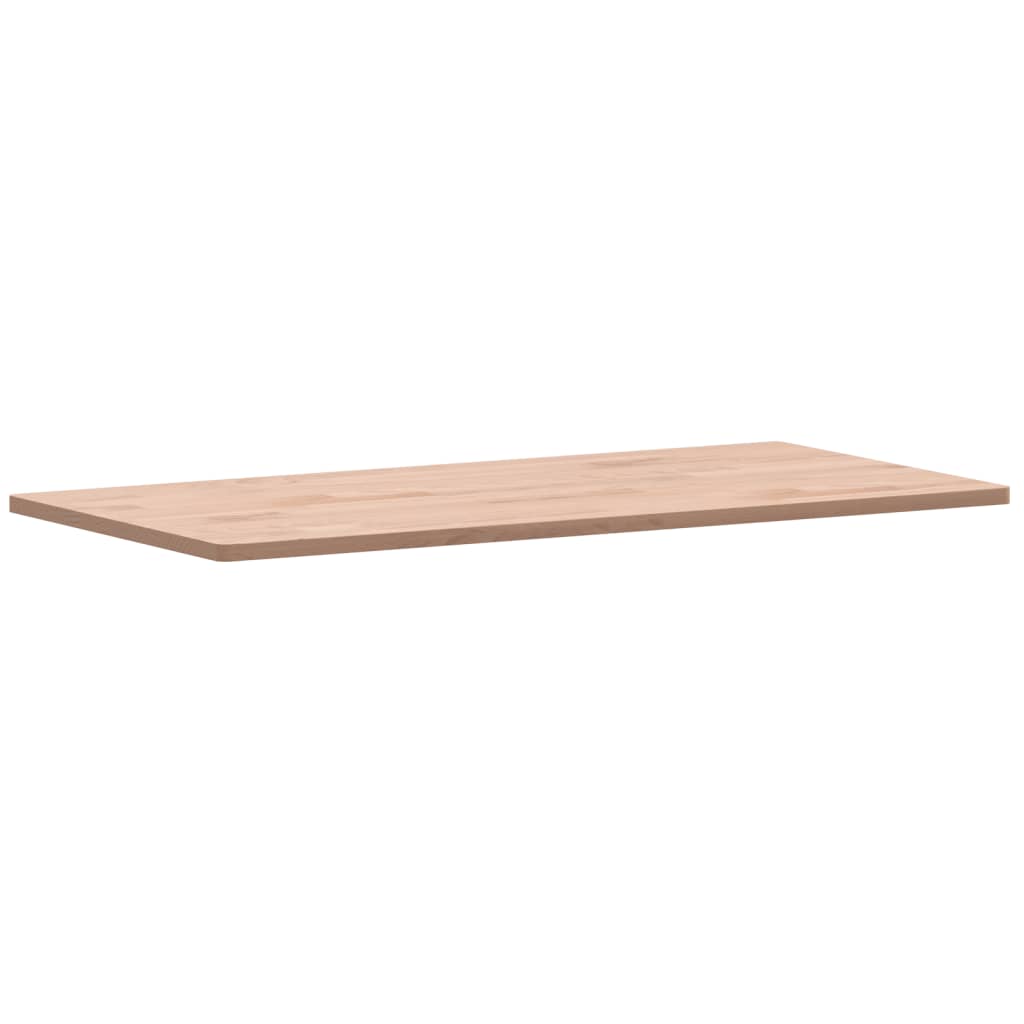 vidaXL Tampo de mesa retangular 100x50x1,5 cm madeira de faia maciça