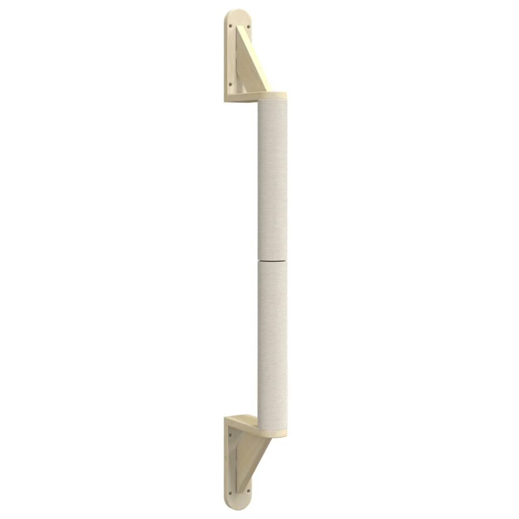 vidaXL Poste arranhador de montagem na parede para gatos 109 cm sisal