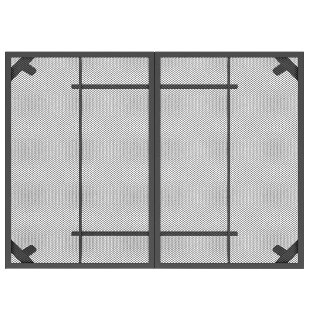 vidaXL Mesa de jardim 110x80x72 cm malha de aço antracite