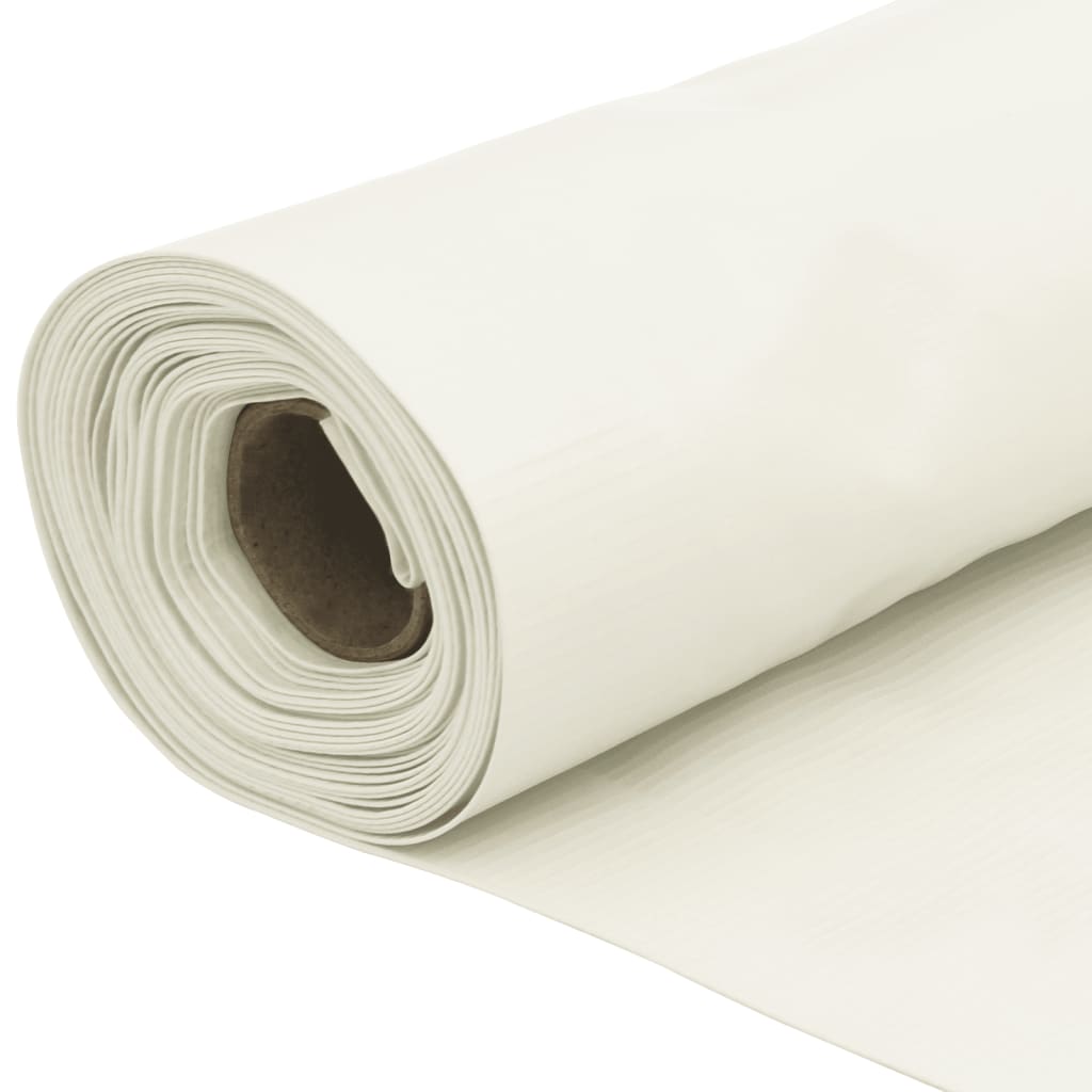 vidaXL Tela de privacidade para varanda 600x120 cm PVC branco