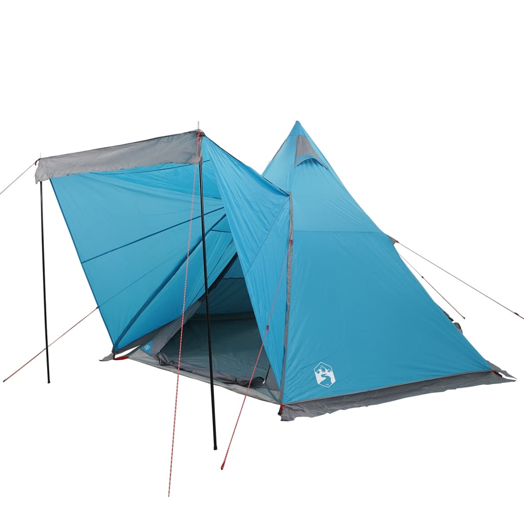 vidaXL Tenda familiar tipi para 6 pessoas impermeável azul