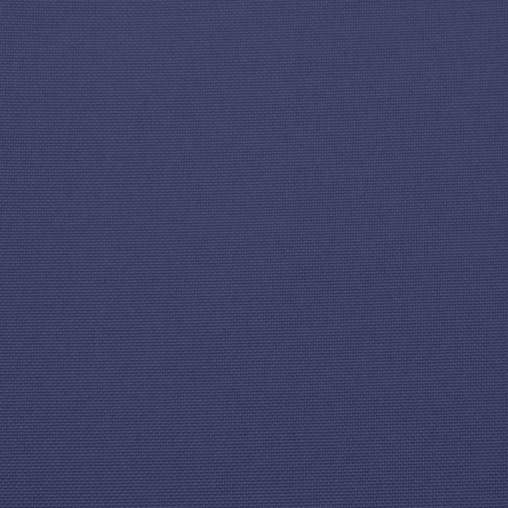 vidaXL Almofadão p/ banco jardim 200x50x7cm tecido oxford azul-marinho