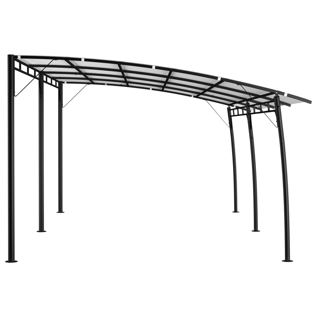 vidaXL Toldo para-sol de jardim 6x3x2,55 m cor creme