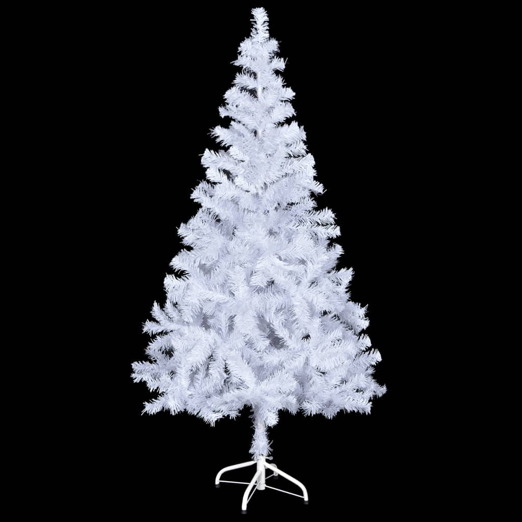 vidaXL Árvore de Natal artificial pré-iluminada com bolas 230 ramos