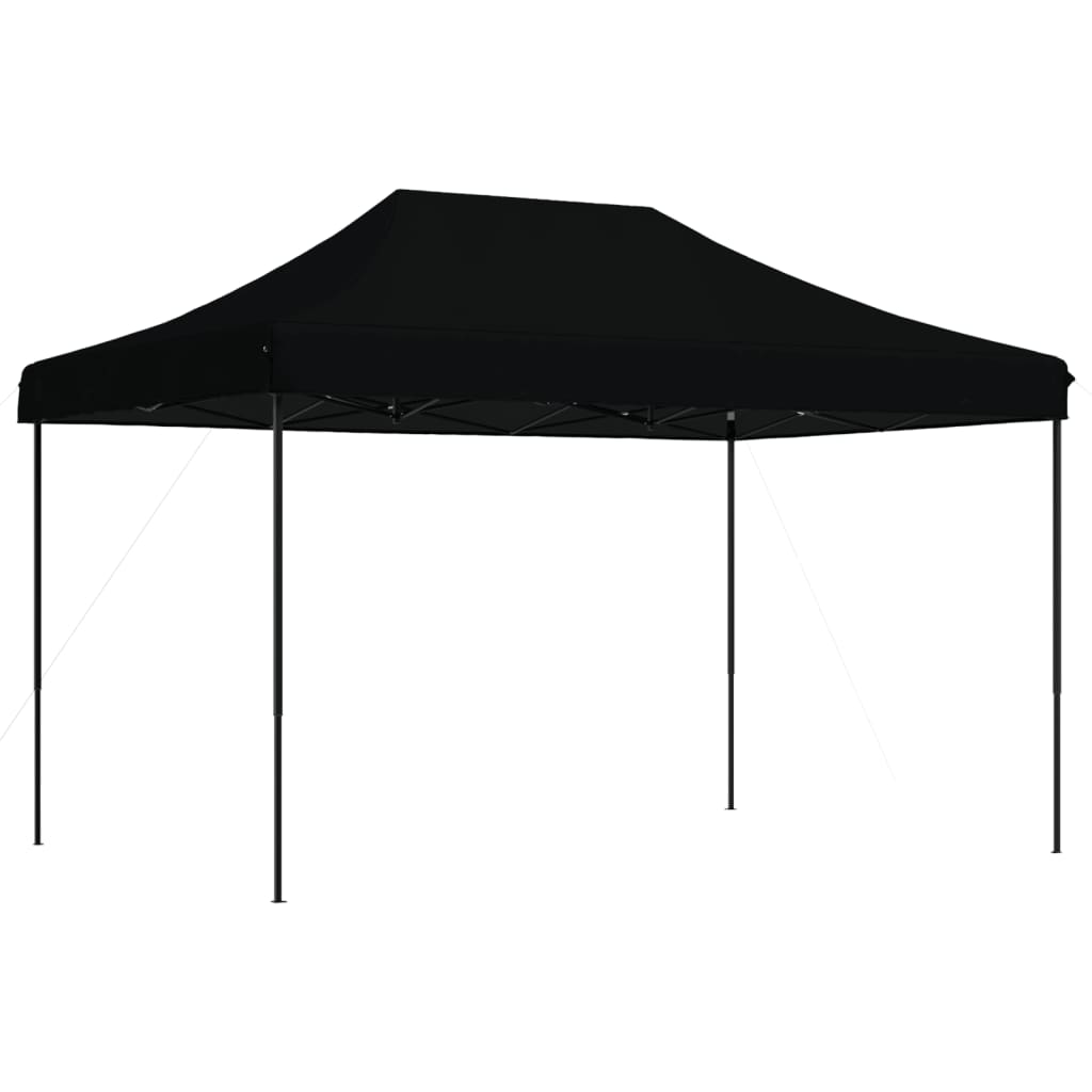 vidaXL Tenda para festas pop-up dobrável 410x279x315 cm preto