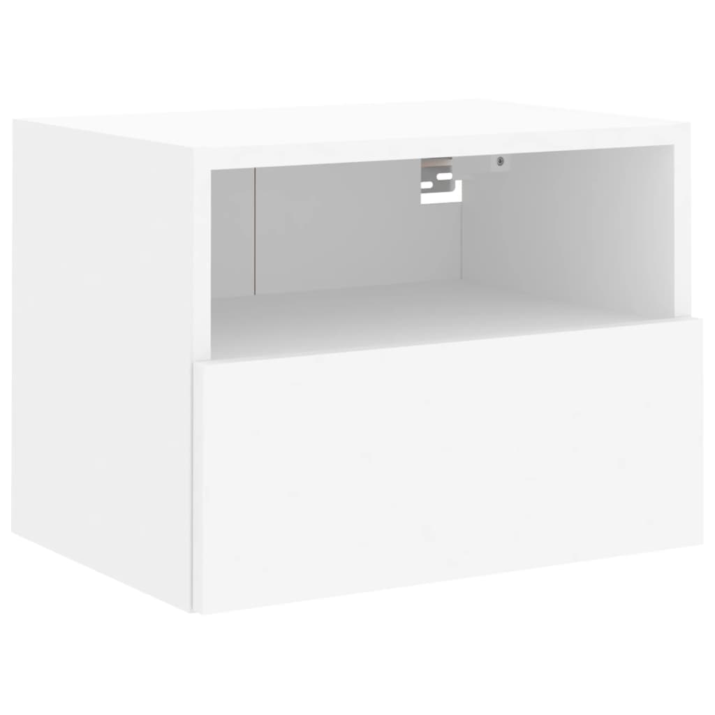 vidaXL Móveis de parede p/ TV 2pcs 40x30x30cm derivados madeira branco