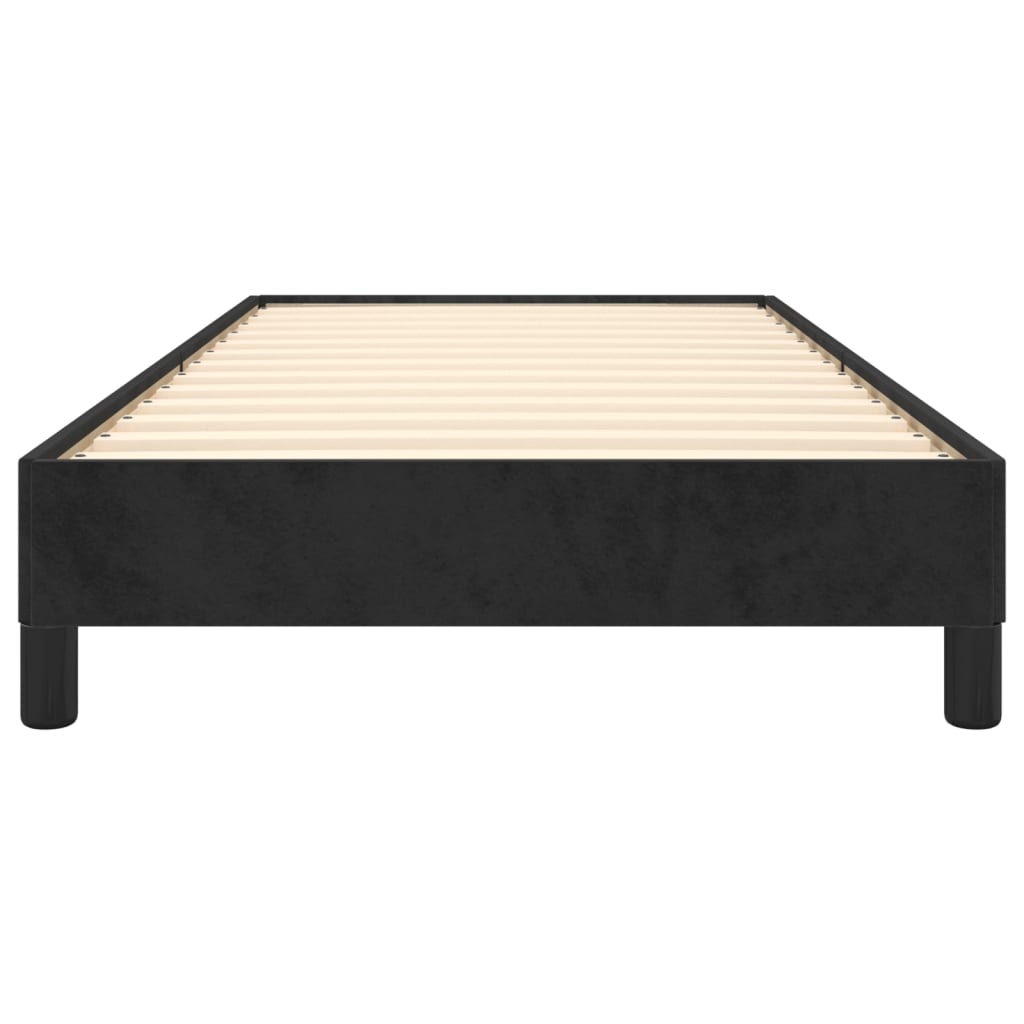 vidaXL Estrutura de cama 90x200 cm veludo preto