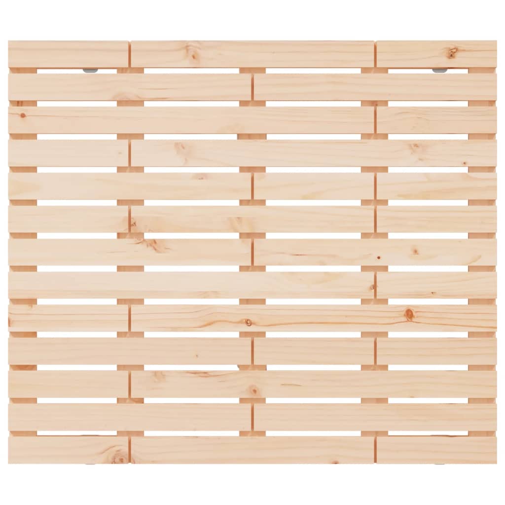 vidaXL Cabeceira de parede 106x3x91,5 cm madeira de pinho maciça