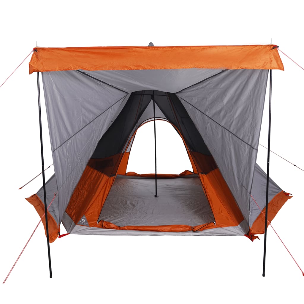 vidaXL Tenda familiar tipi para 6 pessoas impermeável cinzento