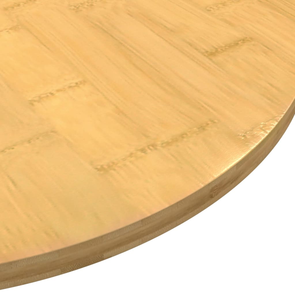 vidaXL Tampo de mesa Ø30x2,5 cm bambu