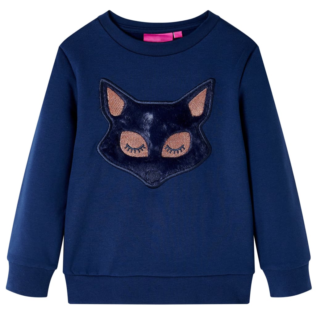 Sweatshirt para criança azul-marinho 116