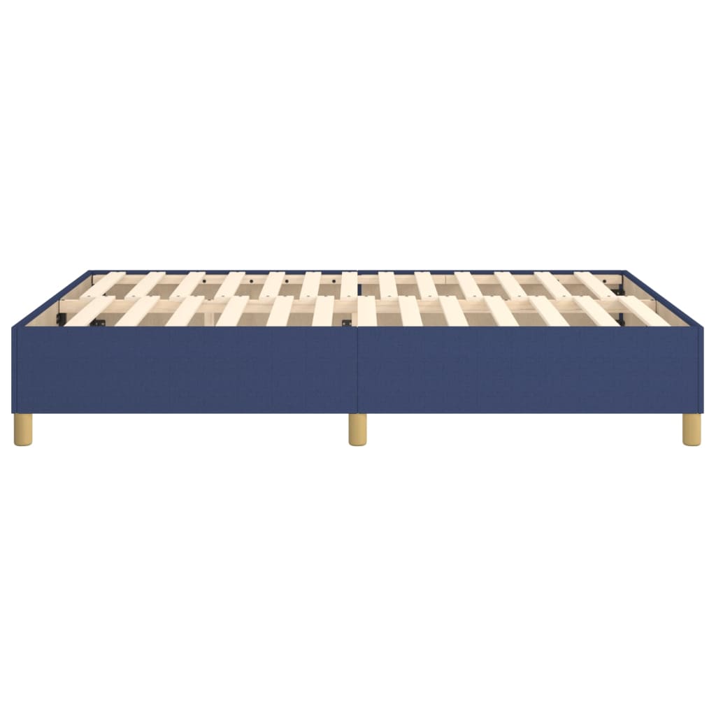 vidaXL Estrutura de cama 140x200 cm tecido azul