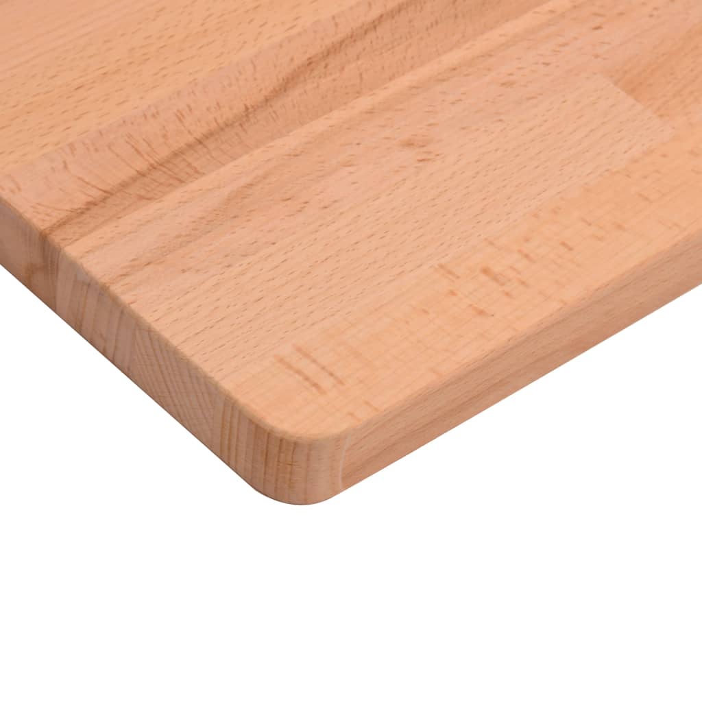 vidaXL Bancada de trabalho 150x55x81,5 cm madeira de faia maciça/metal