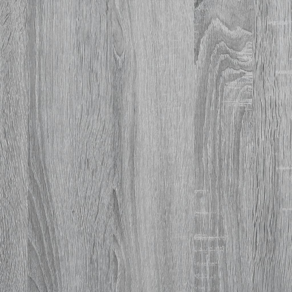 vidaXL Mesa de apoio 50x30x50 cm derivados de madeira cinzento sonoma
