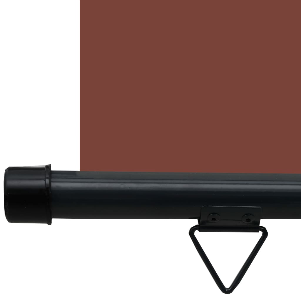 vidaXL Toldo lateral para varanda 145x250 cm castanho