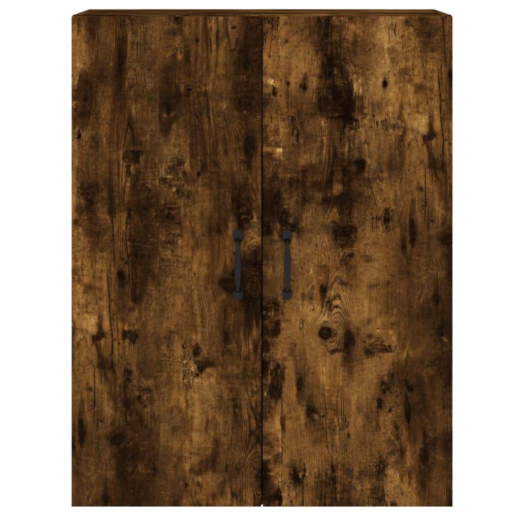 vidaXL Móveis de parede 2 pcs derivados de madeira carvalho fumado