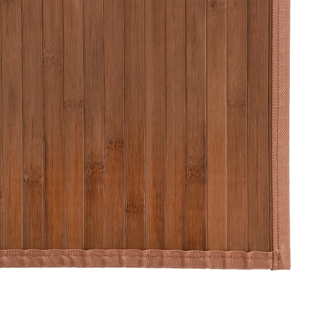 vidaXL Tapete retangular 80x100 cm bambu castanho