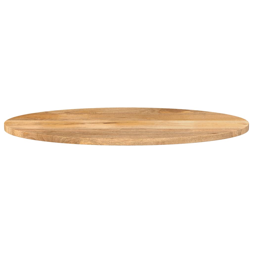 vidaXL Tampo de mesa oval 80x40x2,5 cm madeira de mangueira maciça