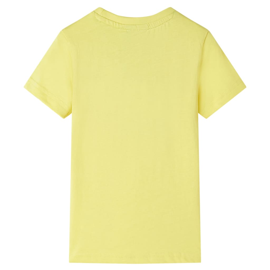 T-shirt de criança amarelo 92