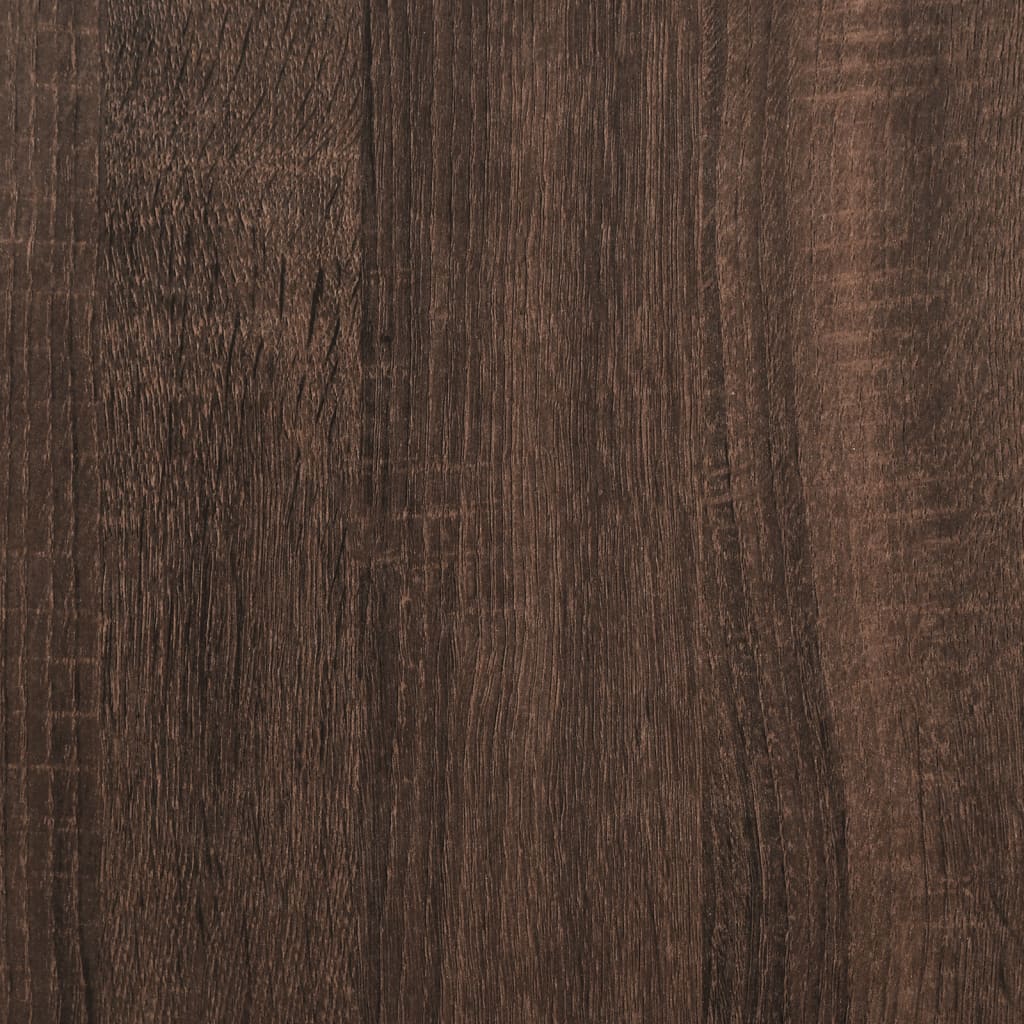 vidaXL Aparador 60x39x80 cm derivados de madeira carvalho castanho
