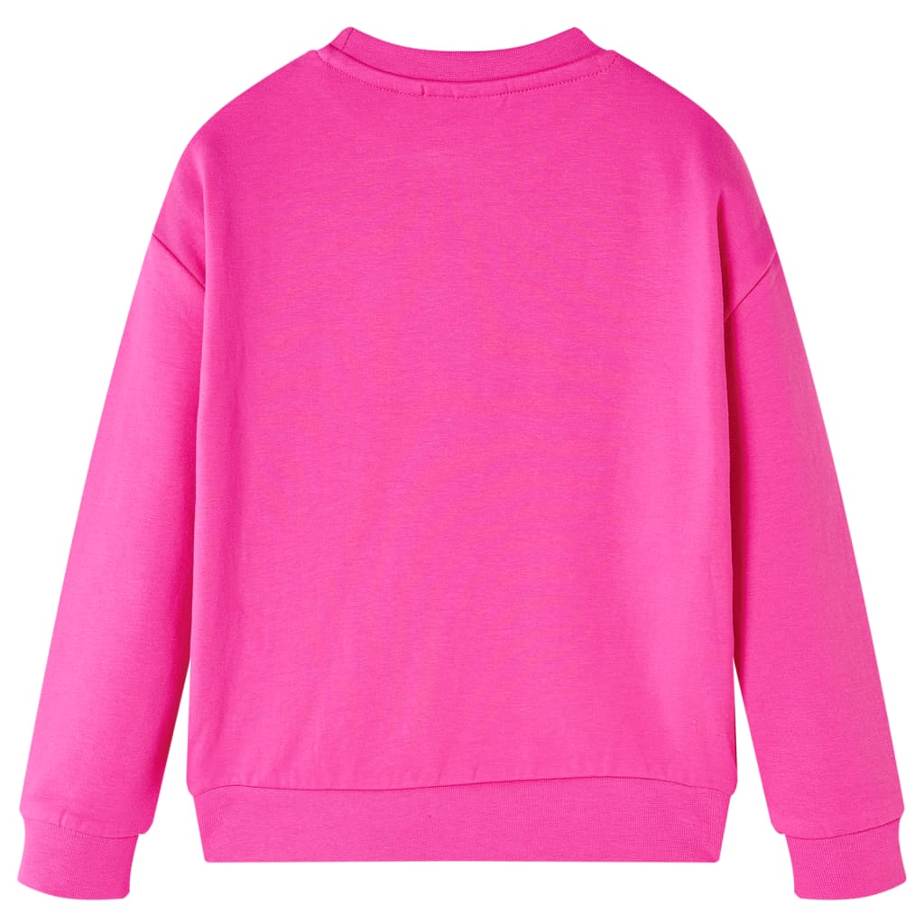 Sweatshirt para criança rosa-escuro 128