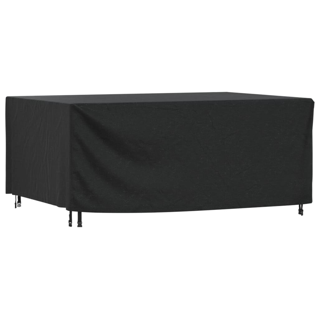 vidaXL Capa p/ mobiliário jardim 225x143x90 cm impermeável 420D preto