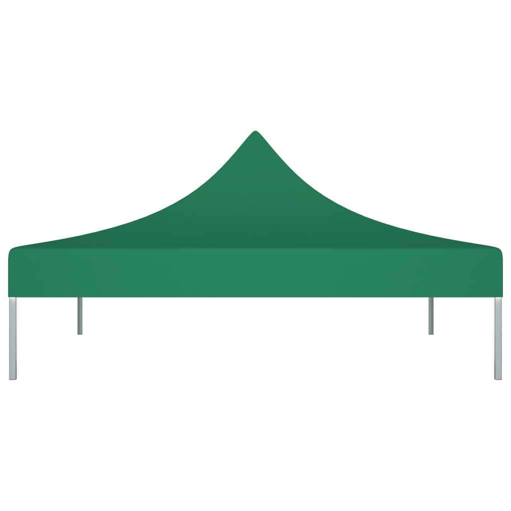 vidaXL Teto para tenda de festas 2x2 m 270 g/m² verde