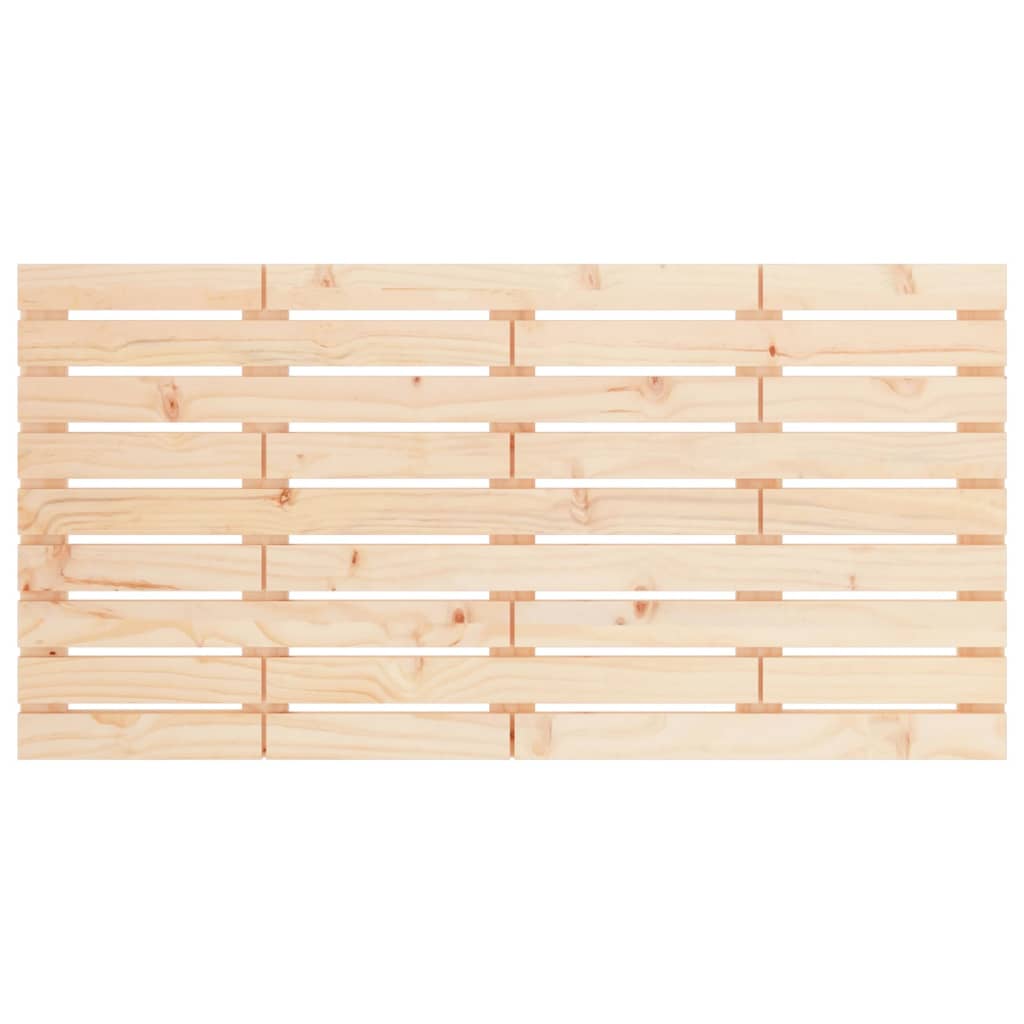vidaXL Cabeceira de parede 126x3x63 cm madeira de pinho maciça