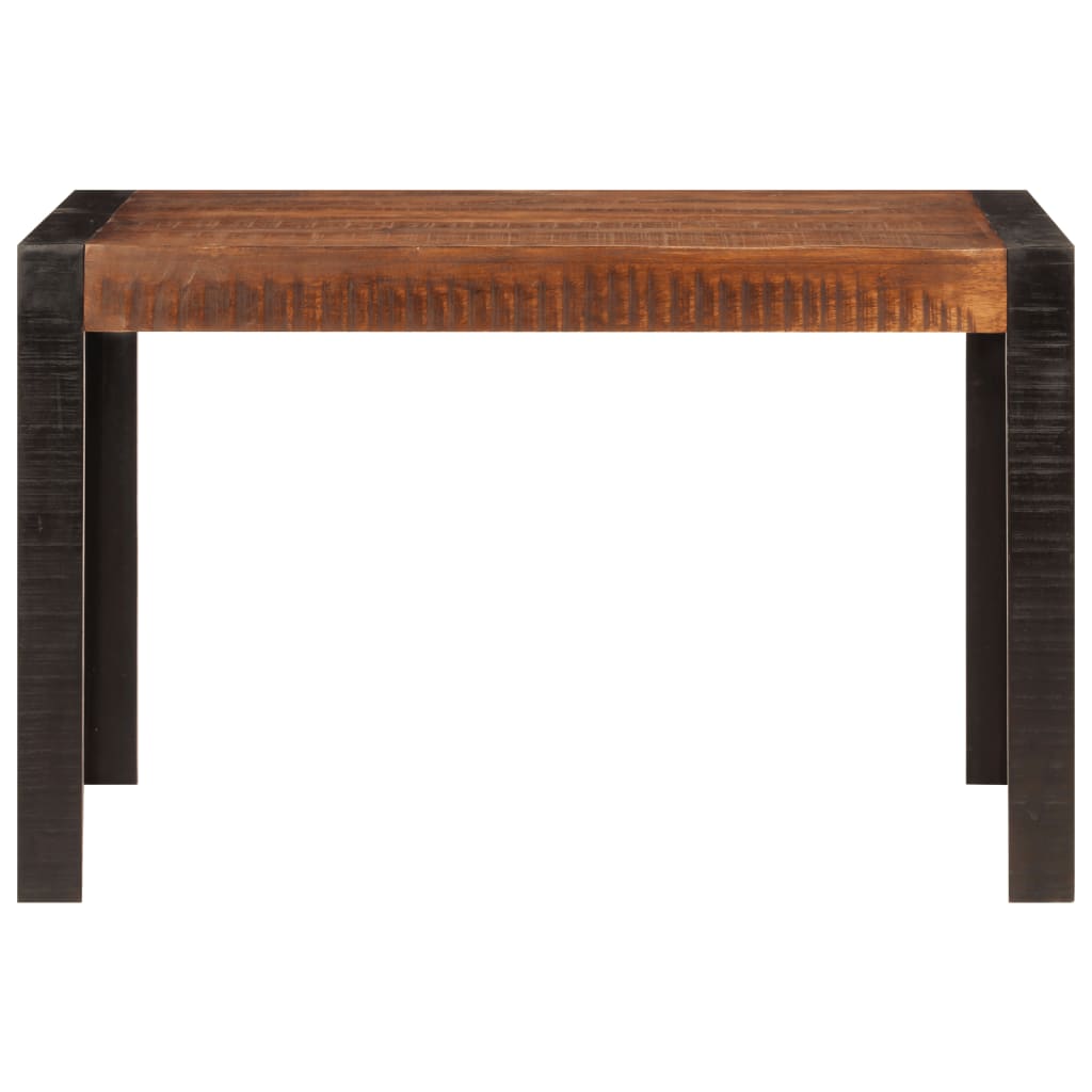 vidaXL Mesa de jantar 120x60x76 cm mangueira maciça castanho-mel