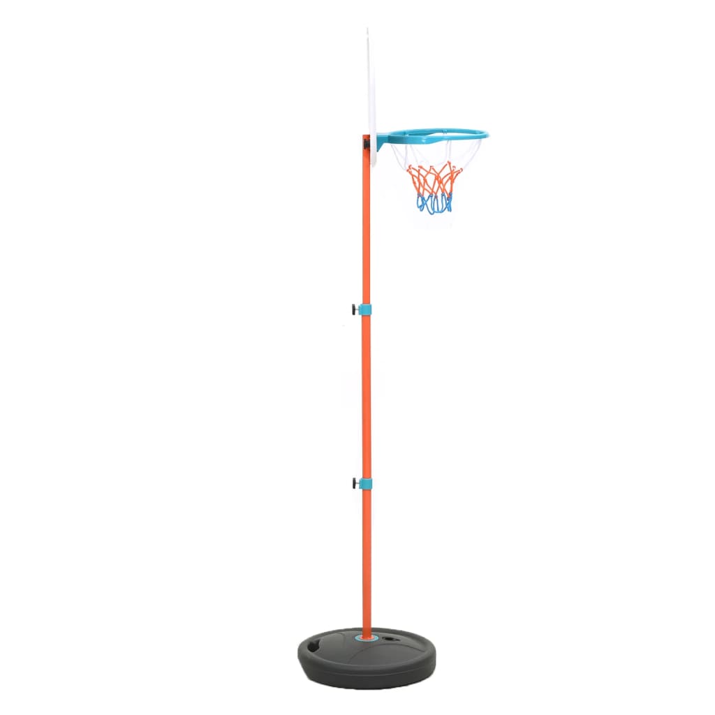 vidaXL Conjunto jogo de basquetebol portátil ajustável 133-160 cm