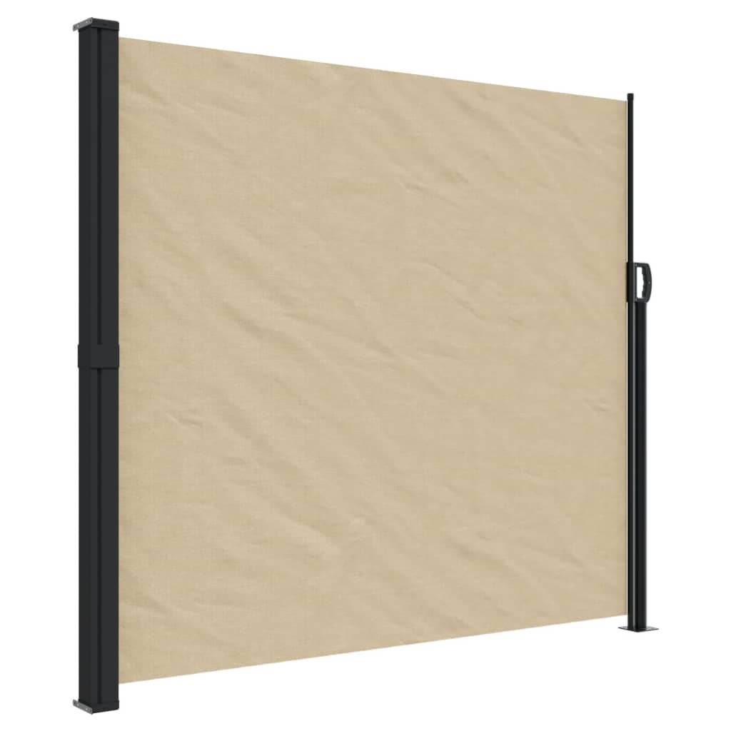 vidaXL Toldo lateral retrátil 180x300 cm bege