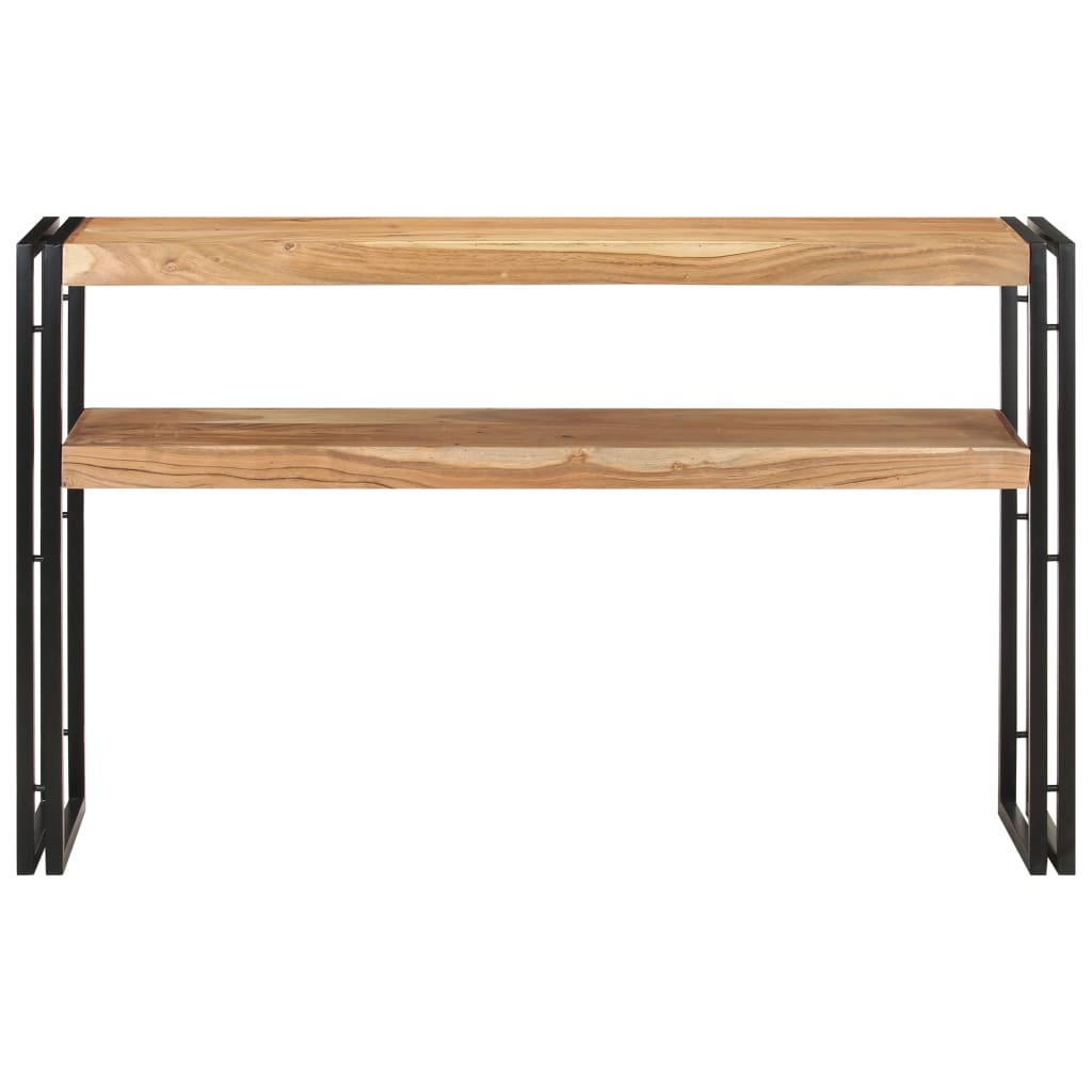 vidaXL Mesa consola 120x30x75 cm madeira de acácia maciça