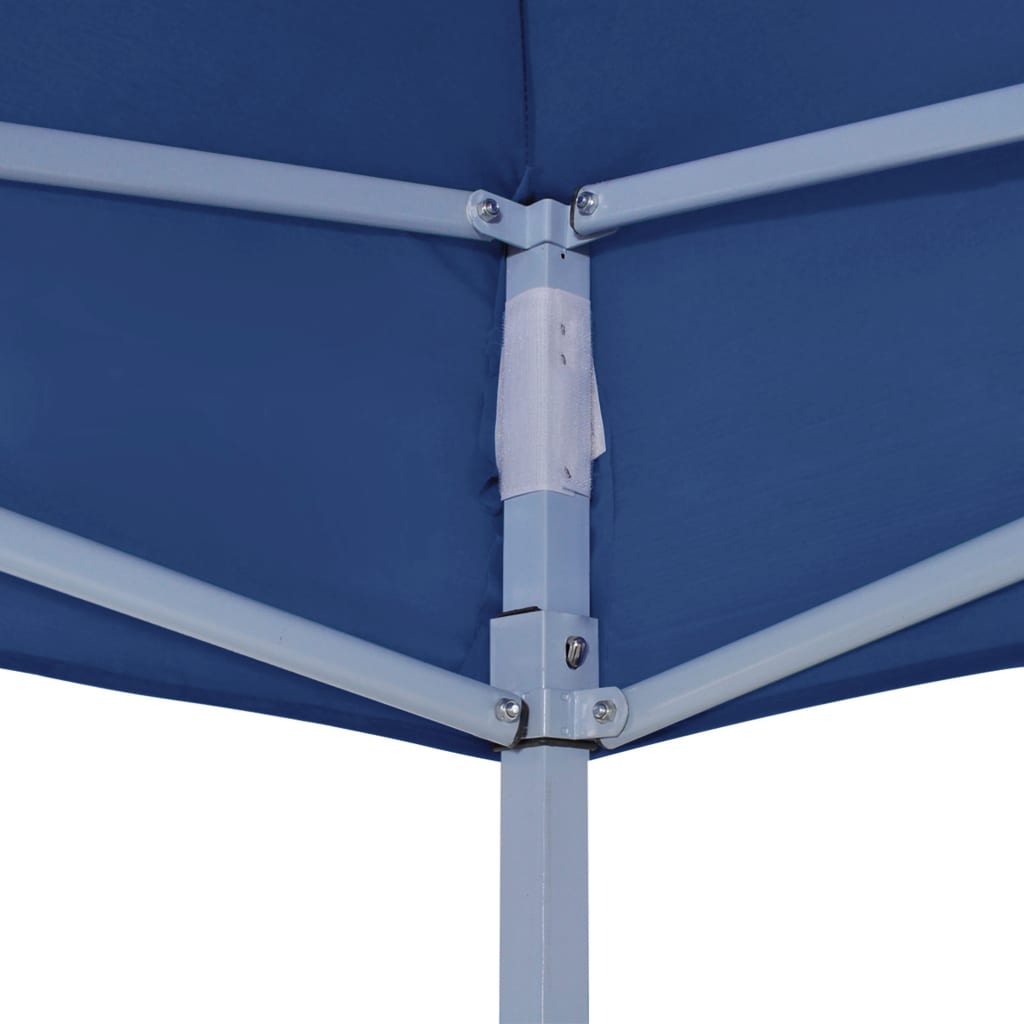 vidaXL Teto para tenda de festas 2x2 m 270 g/m² azul