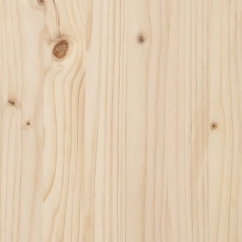 vidaXL Banco de jardim 203,5x48x91,5 cm madeira de pinho maciça