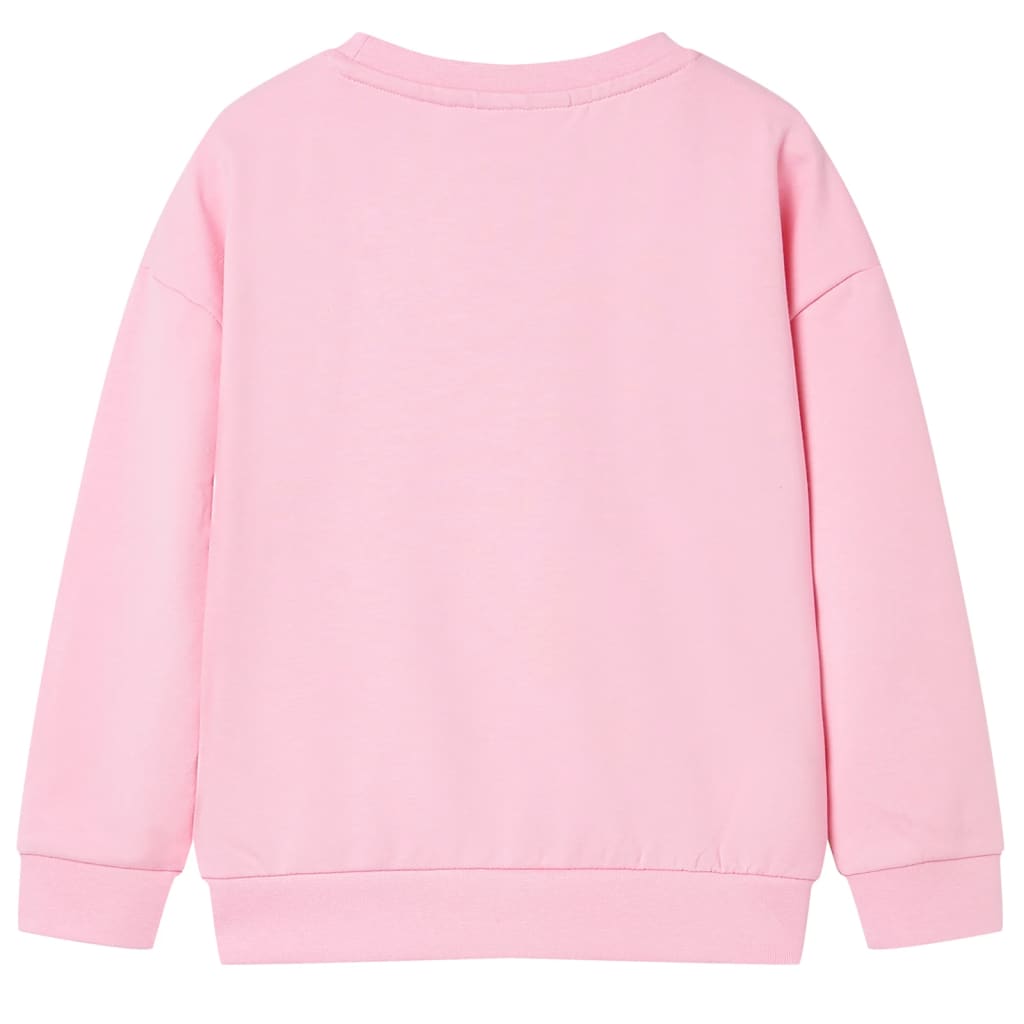 Sweatshirt para criança cor rosa 116