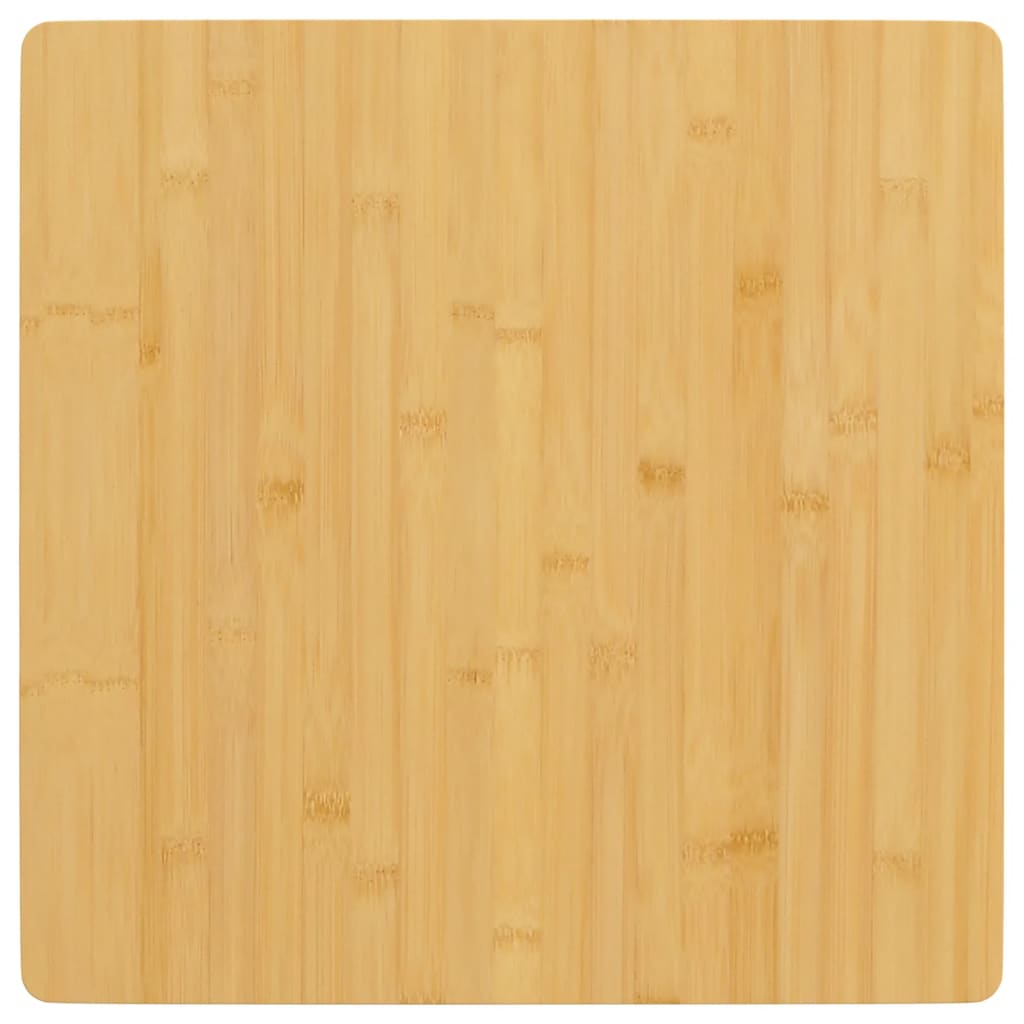 vidaXL Tampo de mesa 60x60x2,5 cm bambu