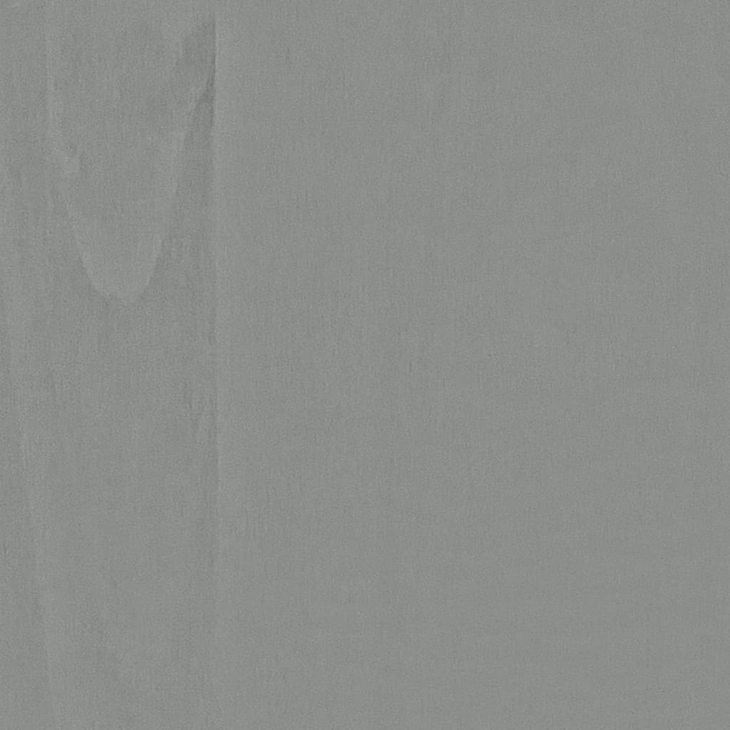vidaXL Mesa de centro Corona pinho mexicano 100x55x44 cm cinzento