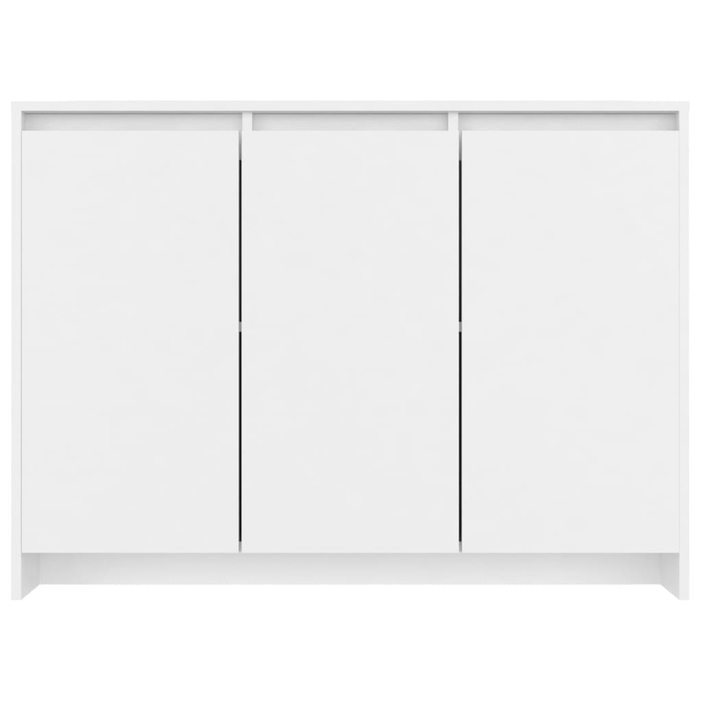 vidaXL Aparador 102x33x75 cm derivados de madeira branco