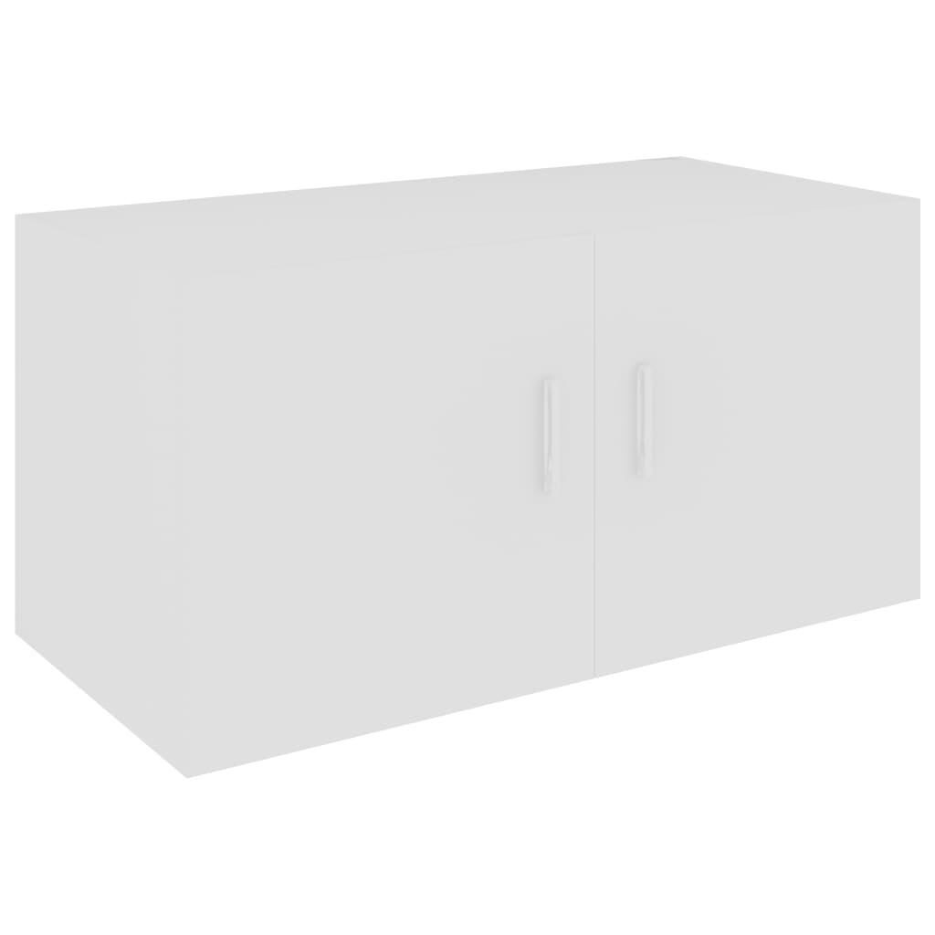 vidaXL Armário de parede 80x39x40 cm derivados de madeira branco